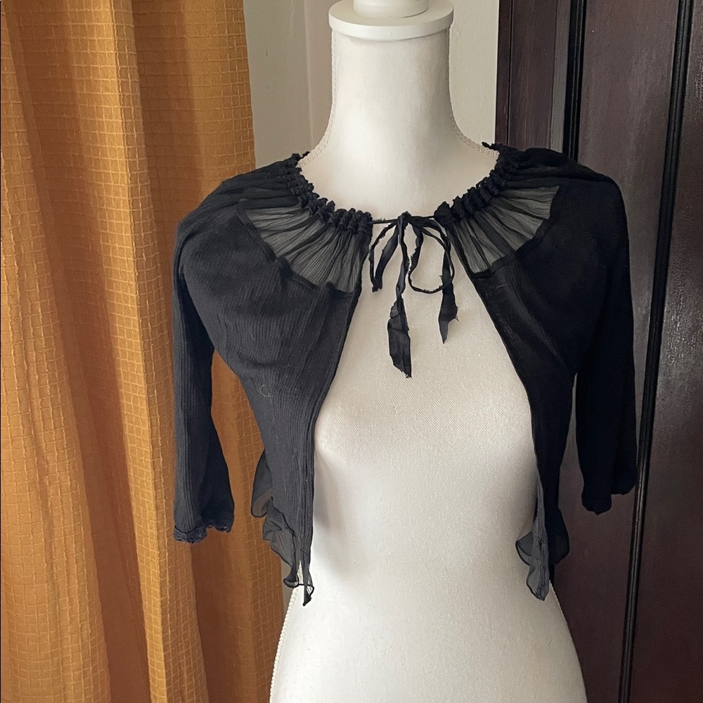 Vintage y2k shrug capelet wool